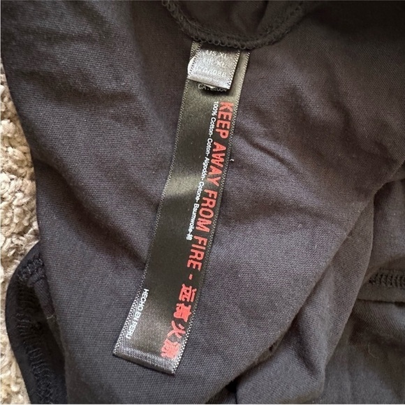 NWT By Anthropologie Turtleneck Long Sleeve Tee Lightweight Black XL - Picture 3 of 8